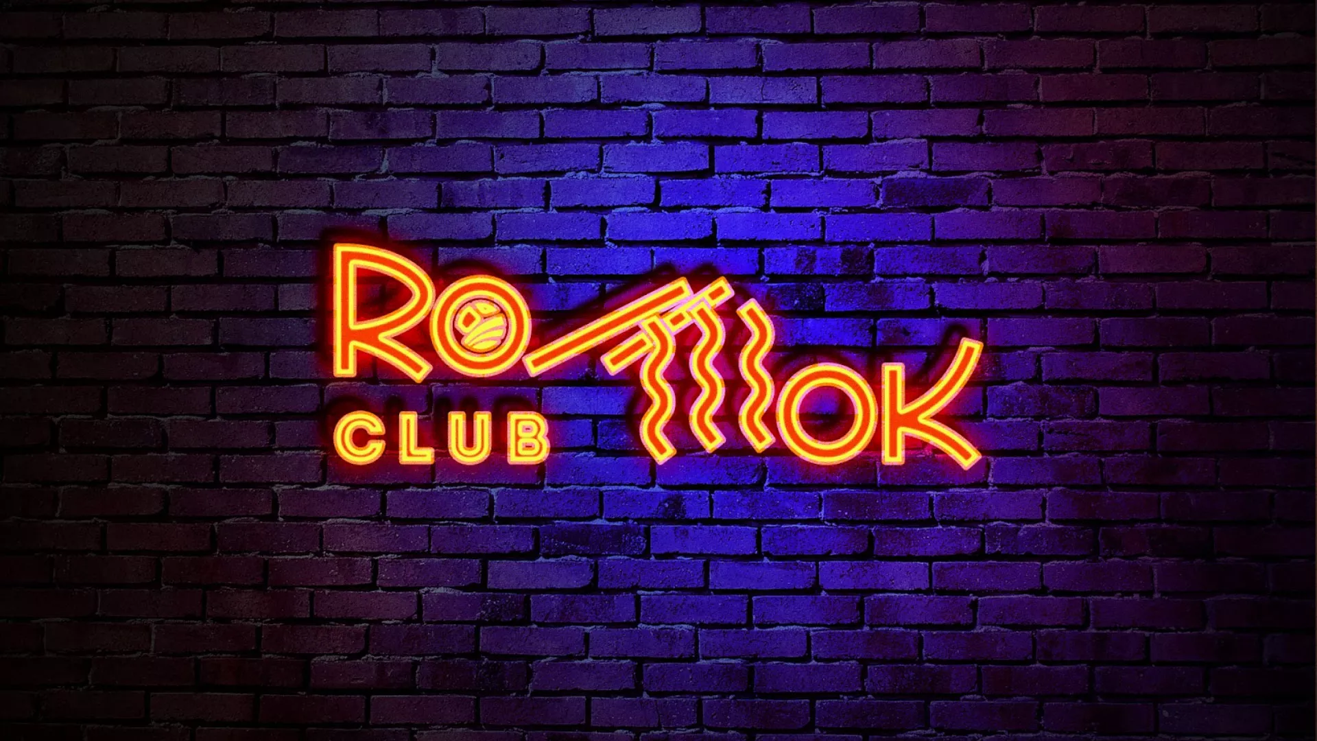 Разработка интерьерной вывески суши-бара «Roll Wok Club» в Ковылкино